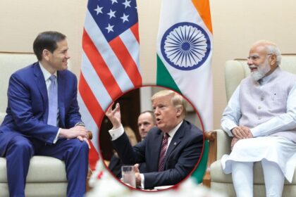 Marco Rubio meeta Indian PM Narendra Modi during visit to India