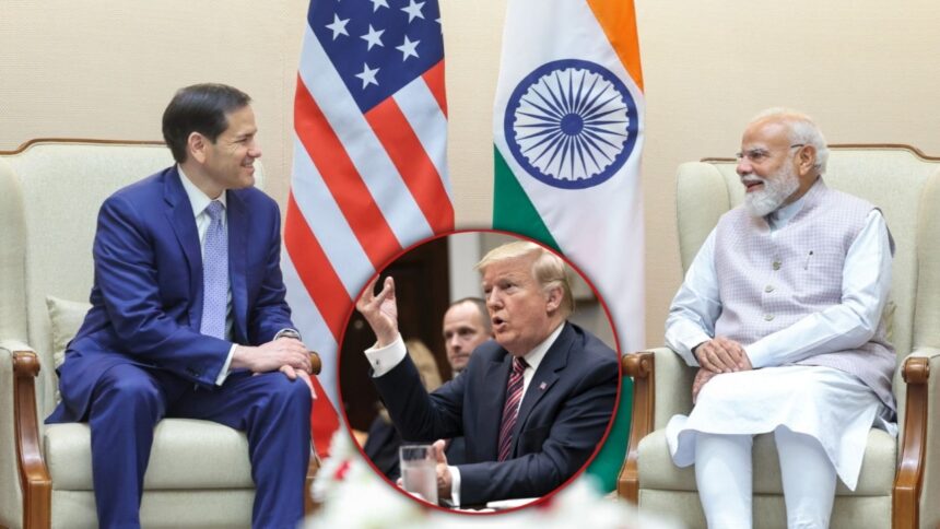 Marco Rubio meeta Indian PM Narendra Modi during visit to India